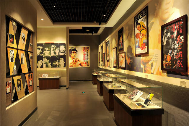 “李小龙”专题展厅。图源:顺德区博物馆官网