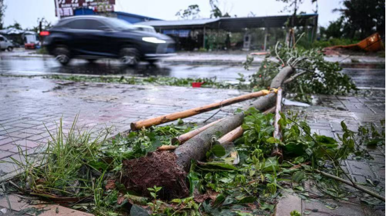 Typhoon Matmo exits Guangdong, cloudy skies return