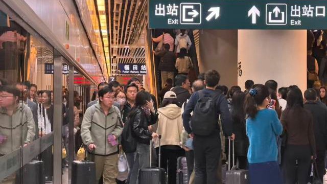 广深港高铁1月跨境客流263.8万人次
