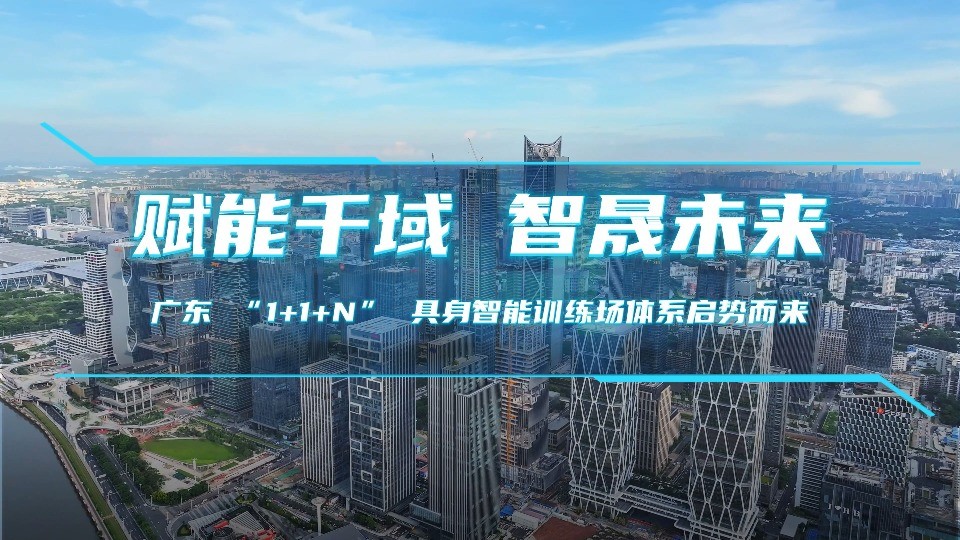 广东省“1+1+N”具身智能训练场体系正式发布！