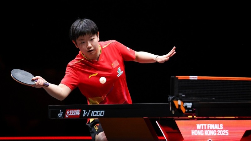 孙颖莎胜长崎美柚，WTT年终总决赛国乒包揽女单四强