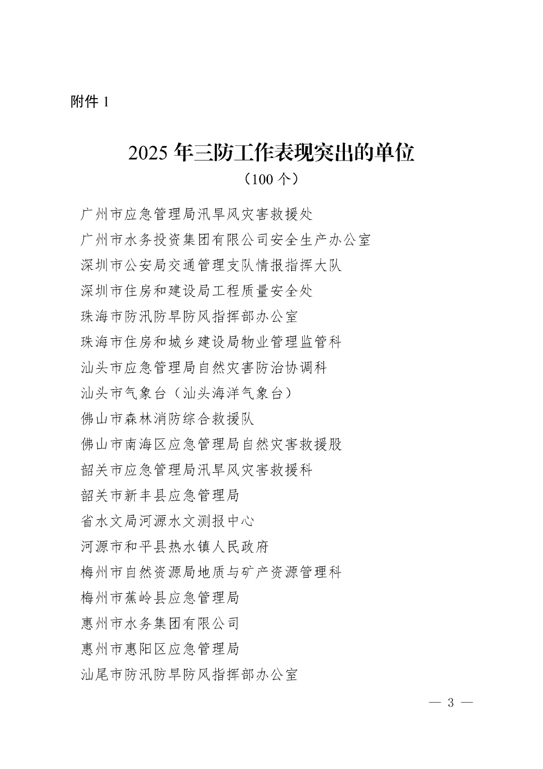 粤防办〔2025〕32号 广东省防汛防旱防风总指挥部办公室关于通报表扬2025年全省三防工作表现突出单位和个人的通知_03.png