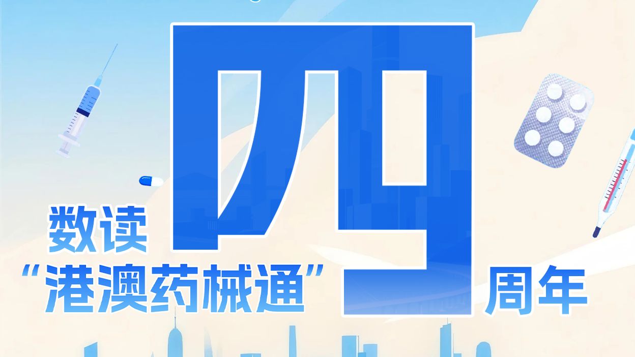 动态海报 | 数读“港澳药械通”四周年
