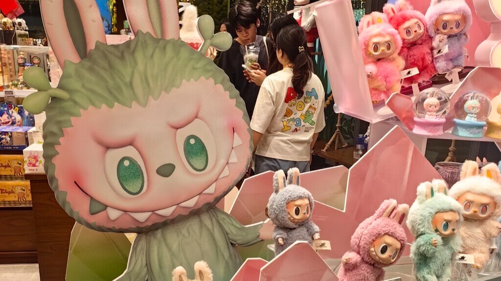Chinese trendy toy Labubu witnesses surge in popularity and prices amid panic buying