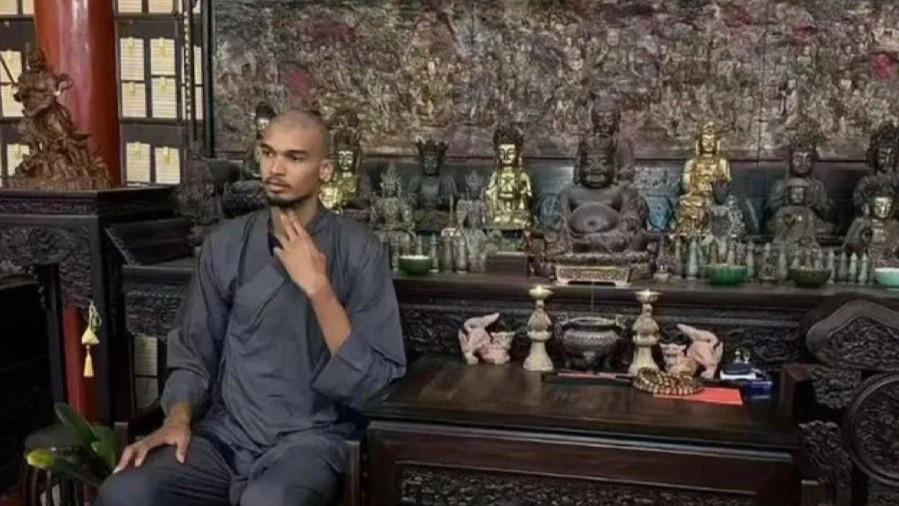 NBA star Wembanyama shaves head for retreat at China’s Shaolin Temple