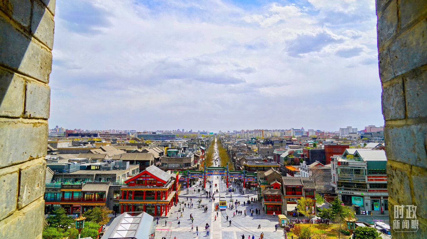 △北京中轴线南段街市。（图/视觉中国）