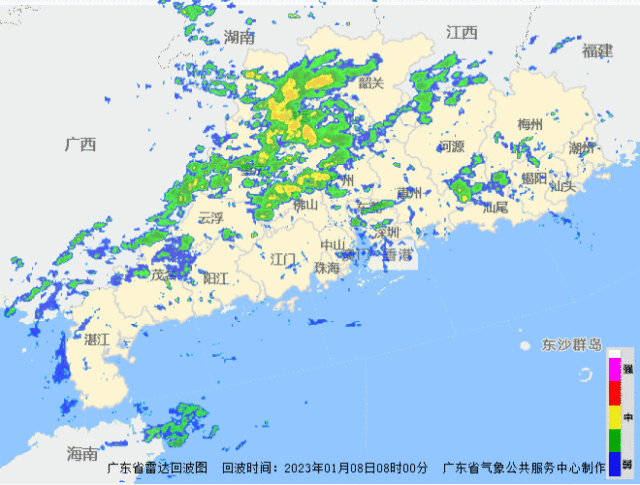 未来三天广东阴雨有雾，要保暖也要注意交通