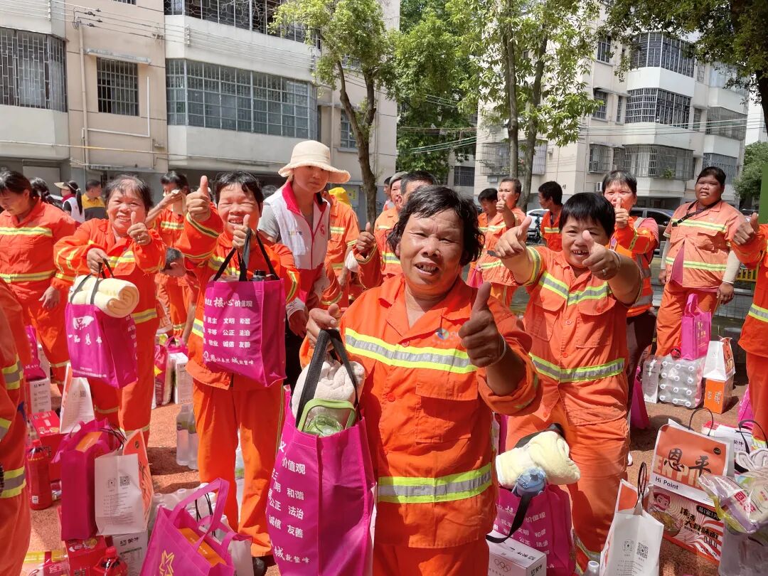 热浪中流淌暖意！江门恩平西门社区新时代文明实践站多措并举关爱一线劳动者