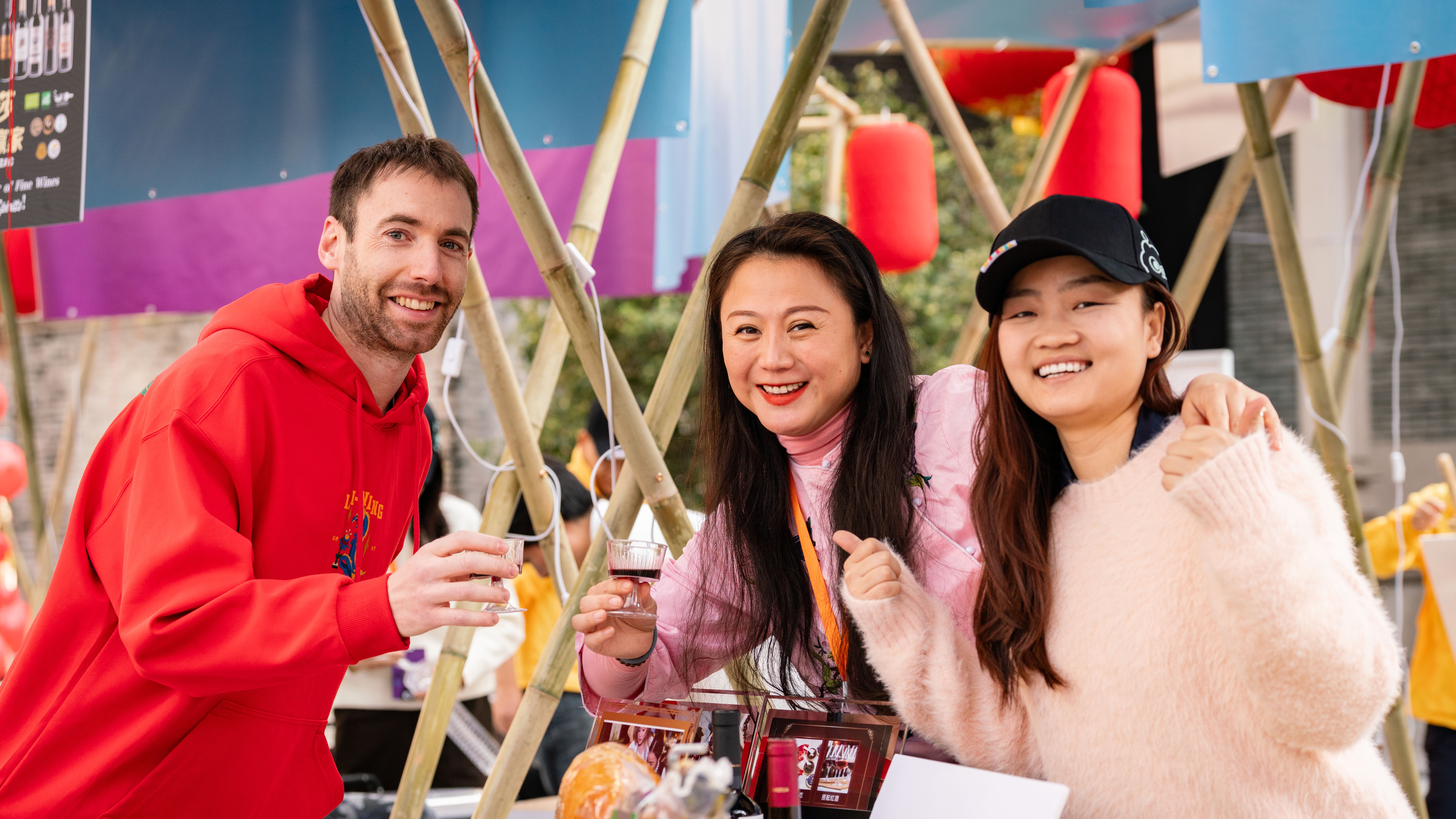 Catch some festive vibe at the New Year market of Liede International Neighborhood, Guangzhou