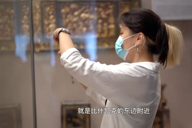 Kyrgyz girl traces the Sino-Kyrgyzstan cultural exchanges in GD