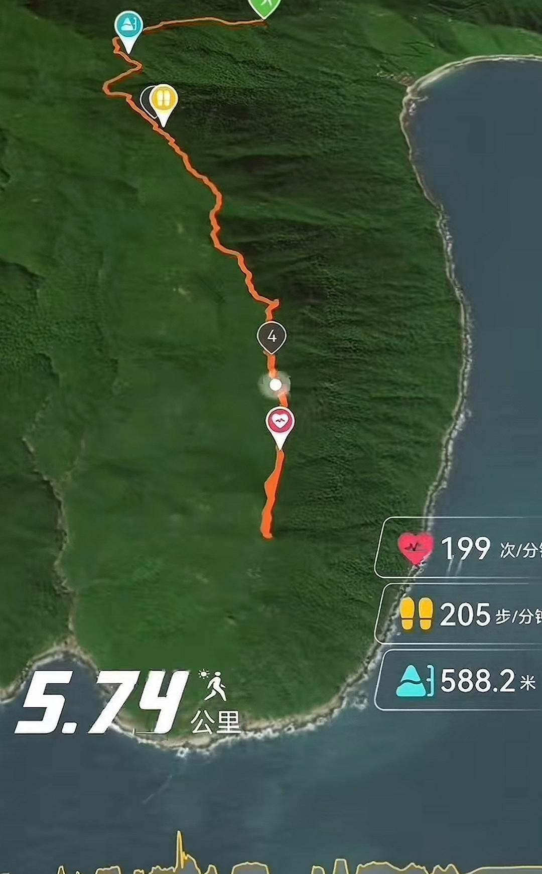 钟某军的轨迹图。