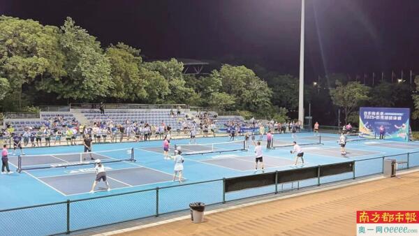 横琴粤澳深度合作区2025年“合作向未来”匹克球团体赛。