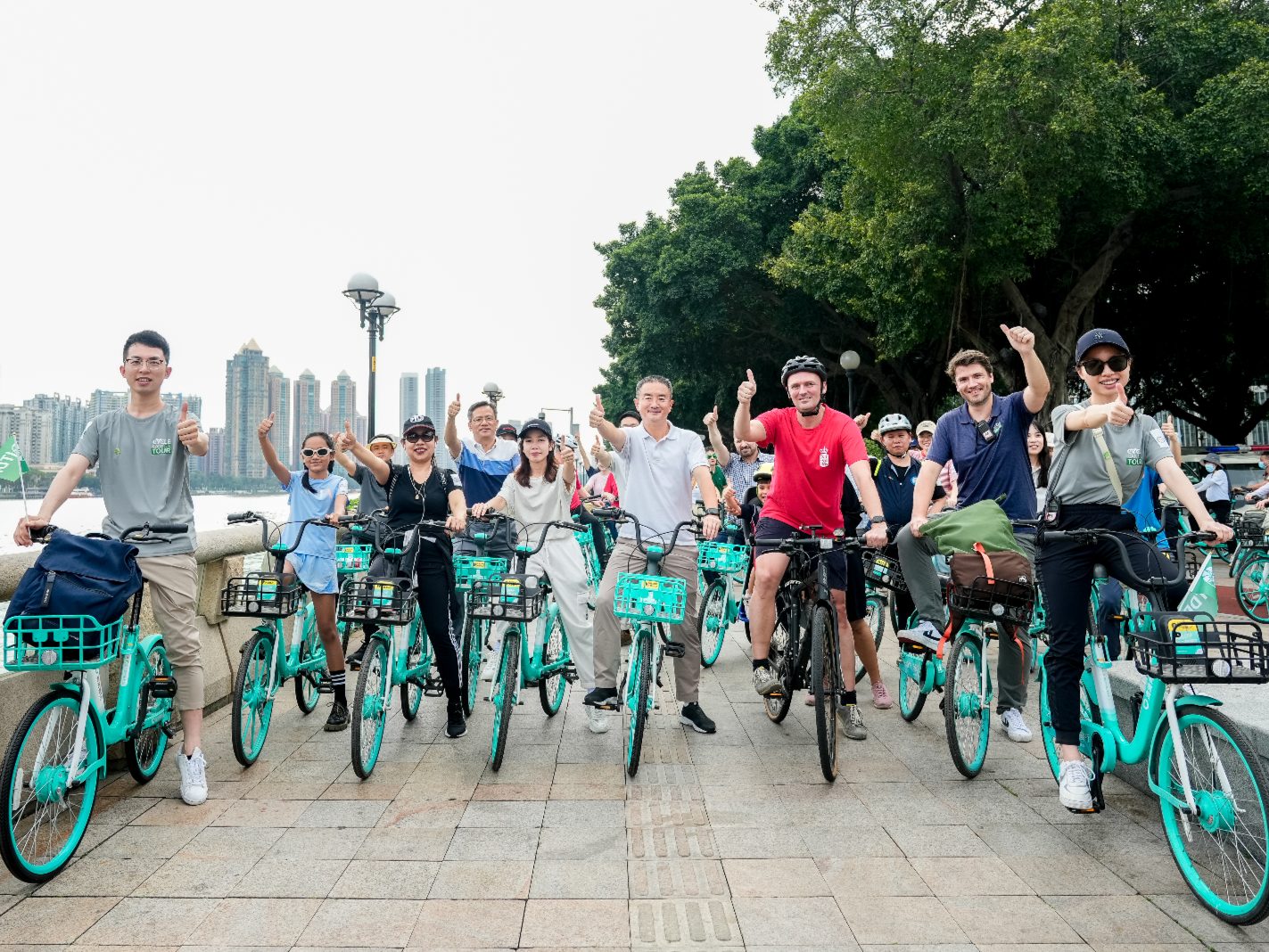 Riding event held in Guangzhou to call for more participation