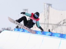 中国选手蔡雪桐获得单板滑雪女子U型场地技巧第四名