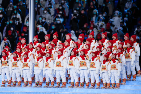 Children's choir from mountains wows the world at Beijing 2022 opening ceremony