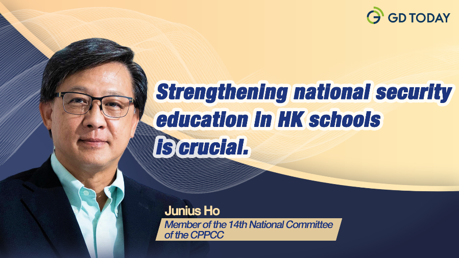Strengthening national security education in HK schools is crucial: Junius Ho