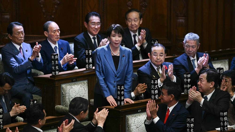 高市早苗当选日本首相