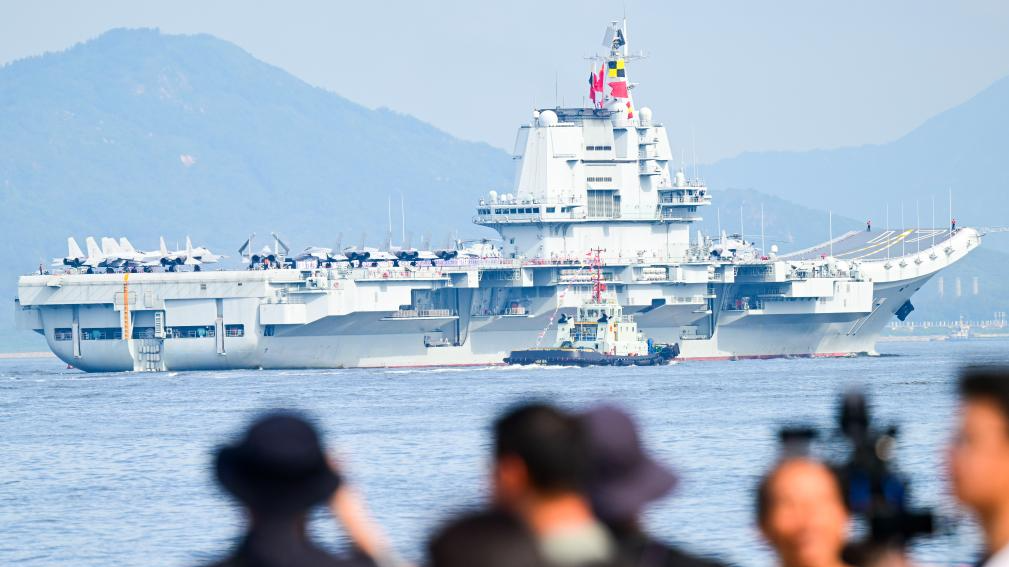 Naval fleet led by Shandong aircraft carrier starts Hong Kong visit