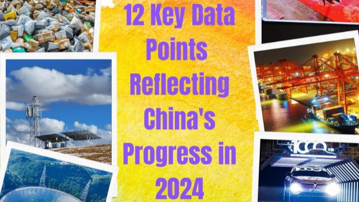 12 key data points reflecting China's progress in 2024