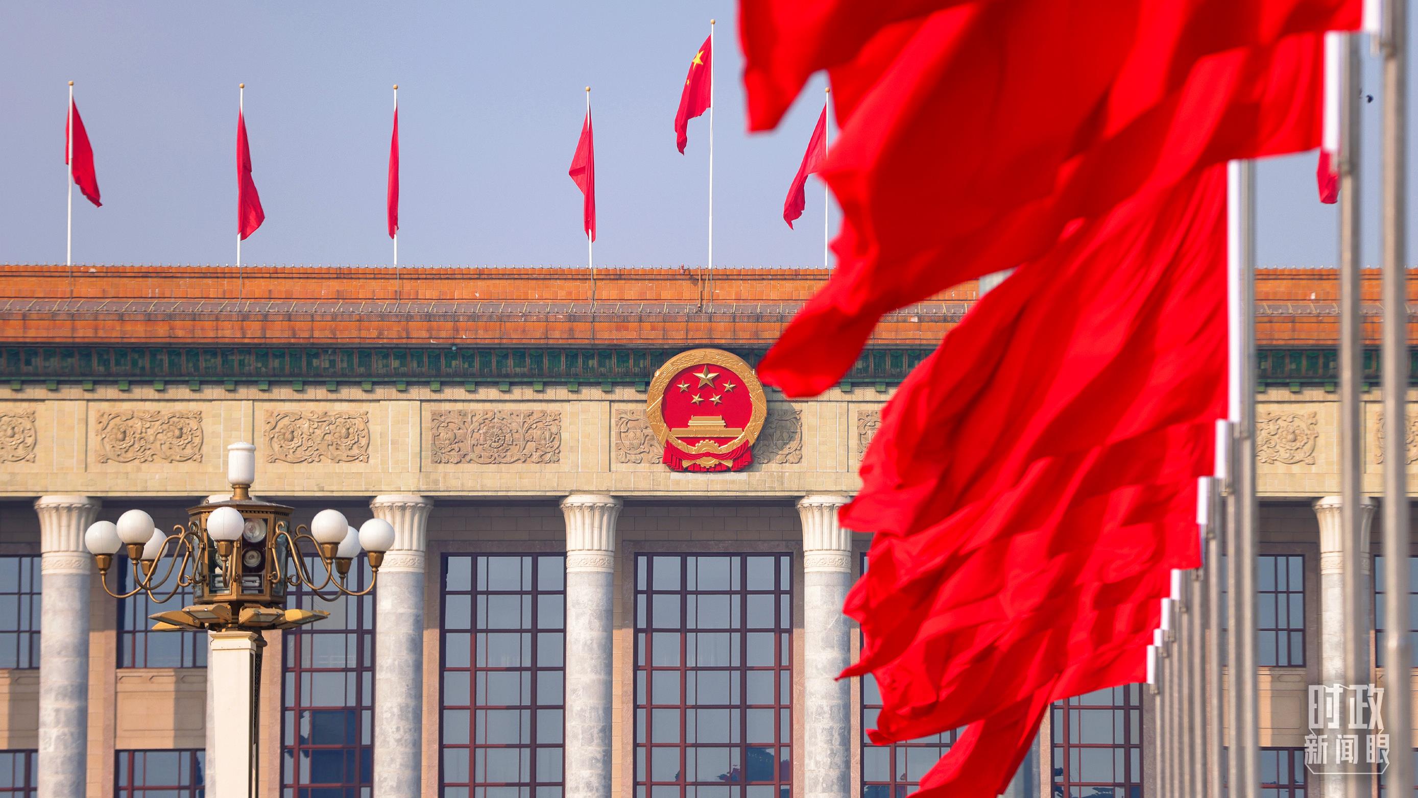 △人民大会堂。(总台央视记者魏帮军拍摄)