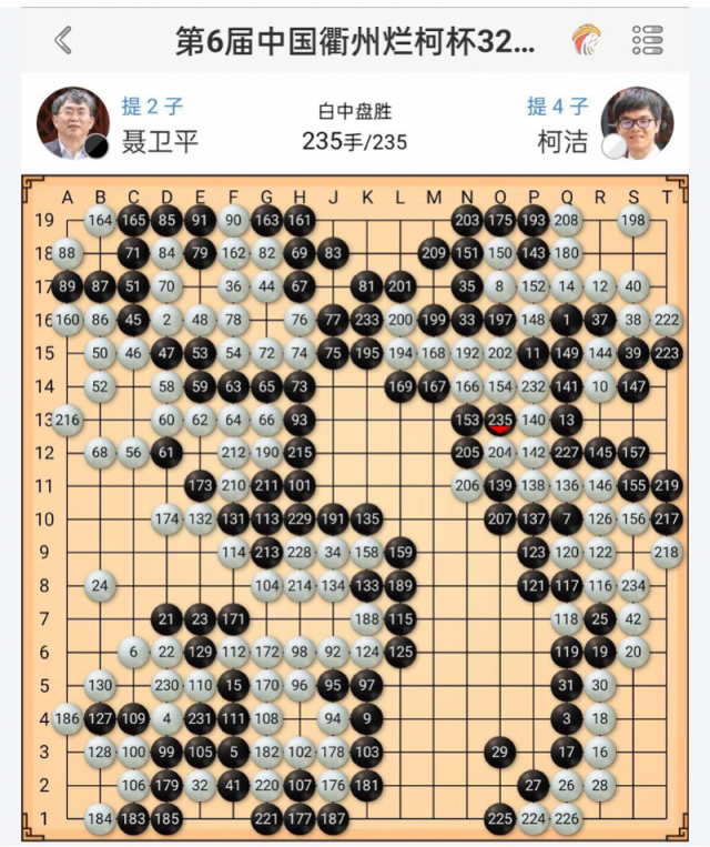 二人曾同台对决，柯洁胜利。