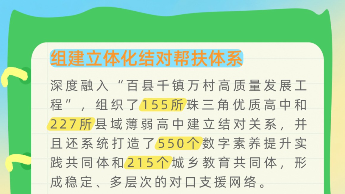 让优质教育资源更广泛地惠及每一位学生，广东这样做→